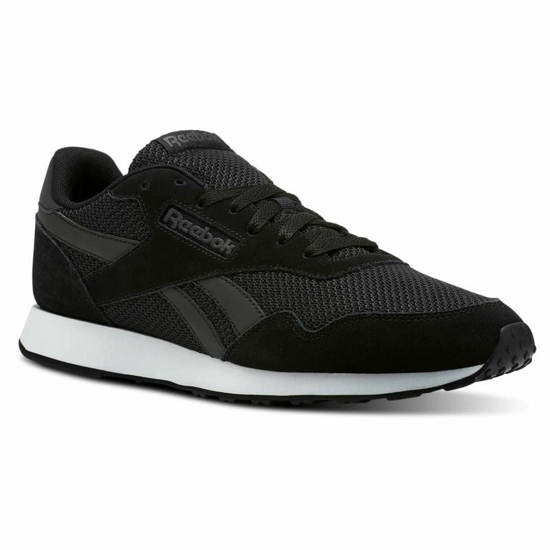 Reebok Royal Ultra Shoes Mens Black/Grey/White India QA9816MO